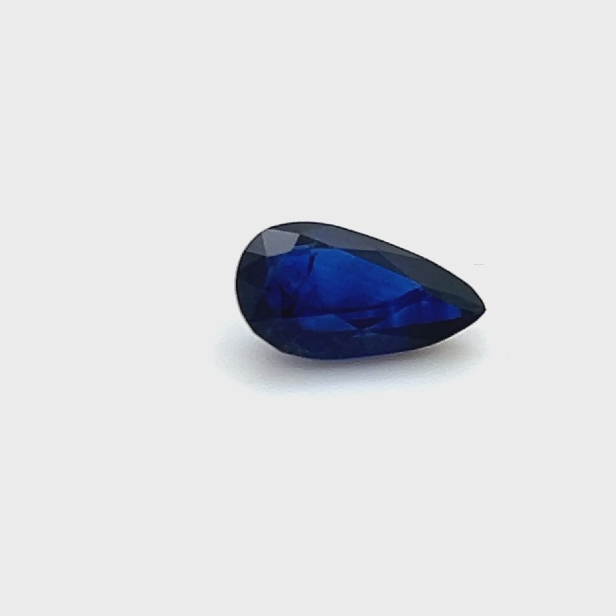 2.56 ct Pear Cut Sri Lankan Sapphire