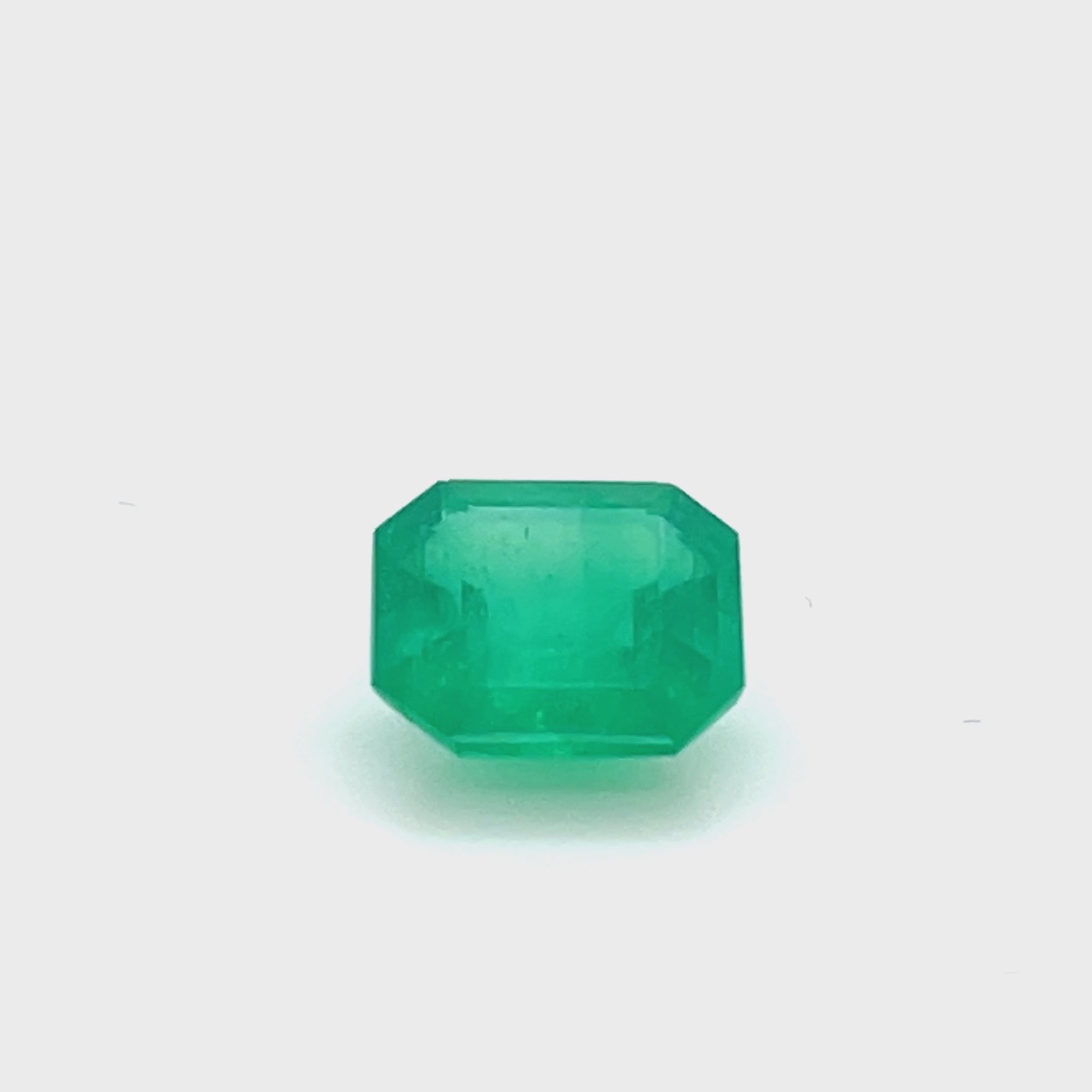 2.65 ct Emerald Cut GIA Colombian Emerald