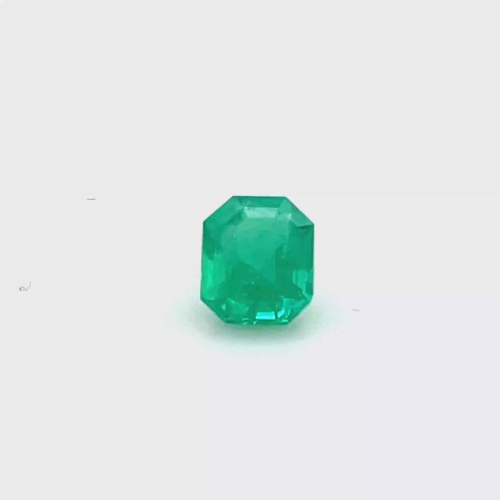 1.19 ct Emerald Cut Colombian Emerald