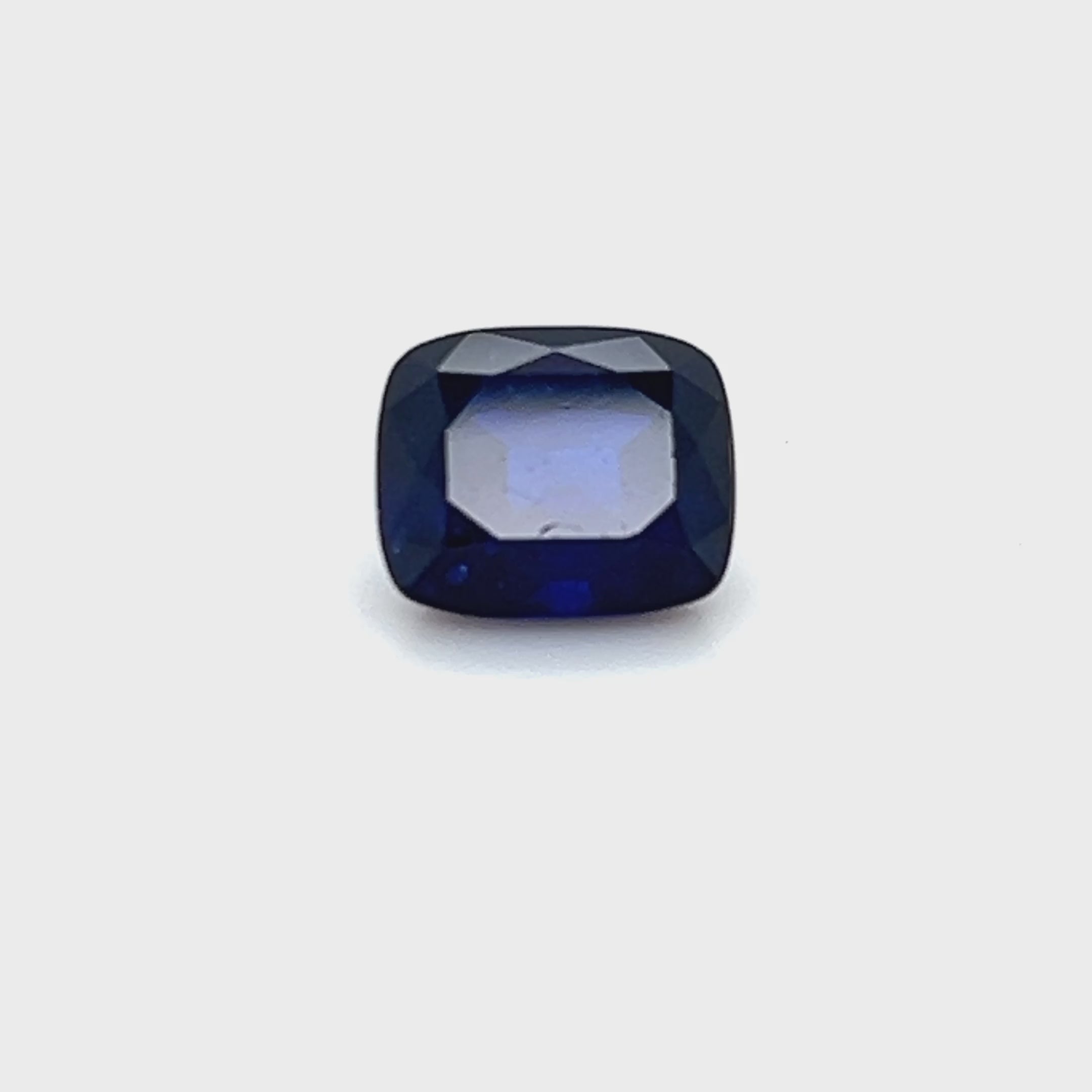 3.47 ct Cushion Cut Sri Lankan Sapphire