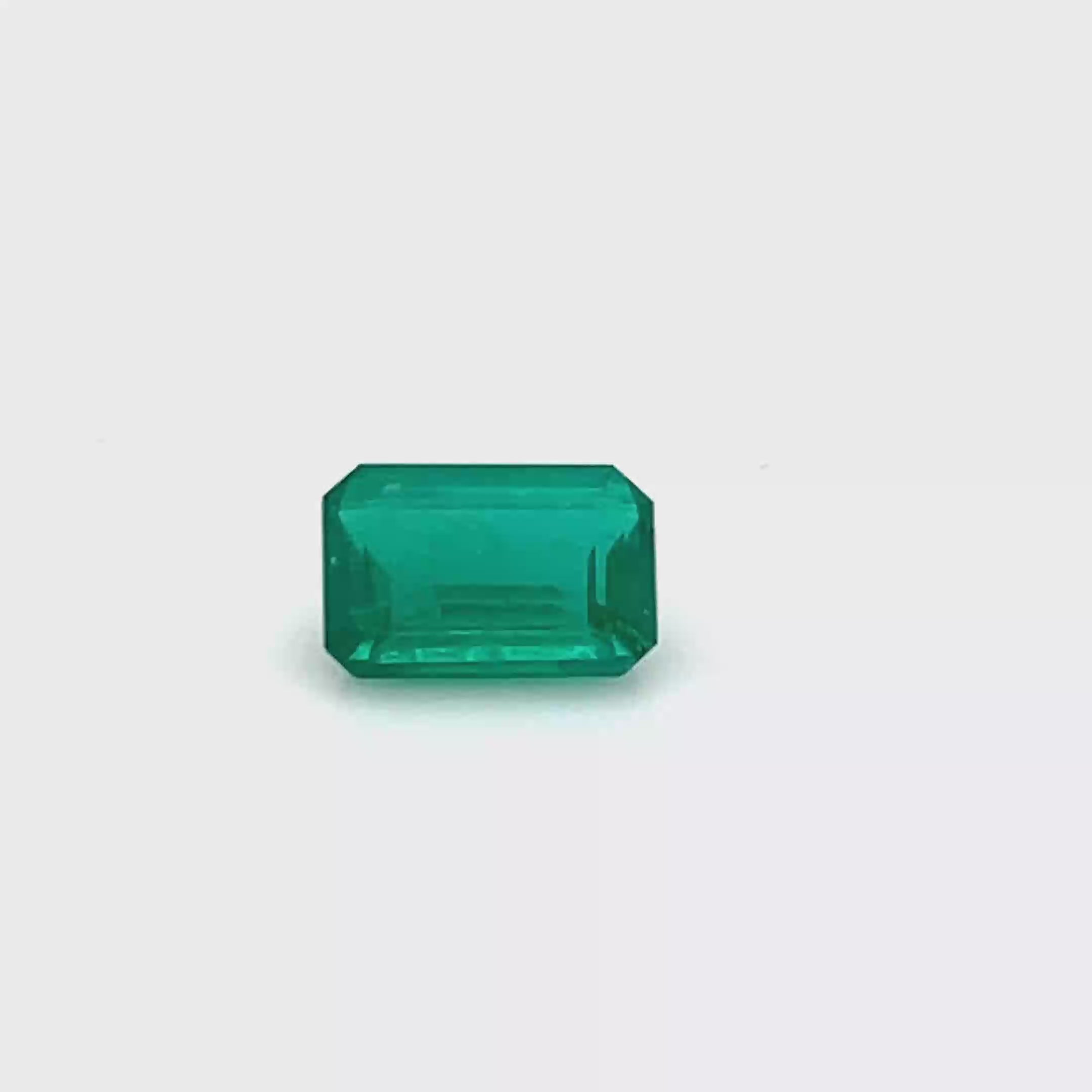 1.22 ct Emerald Cut Colombian Emerald