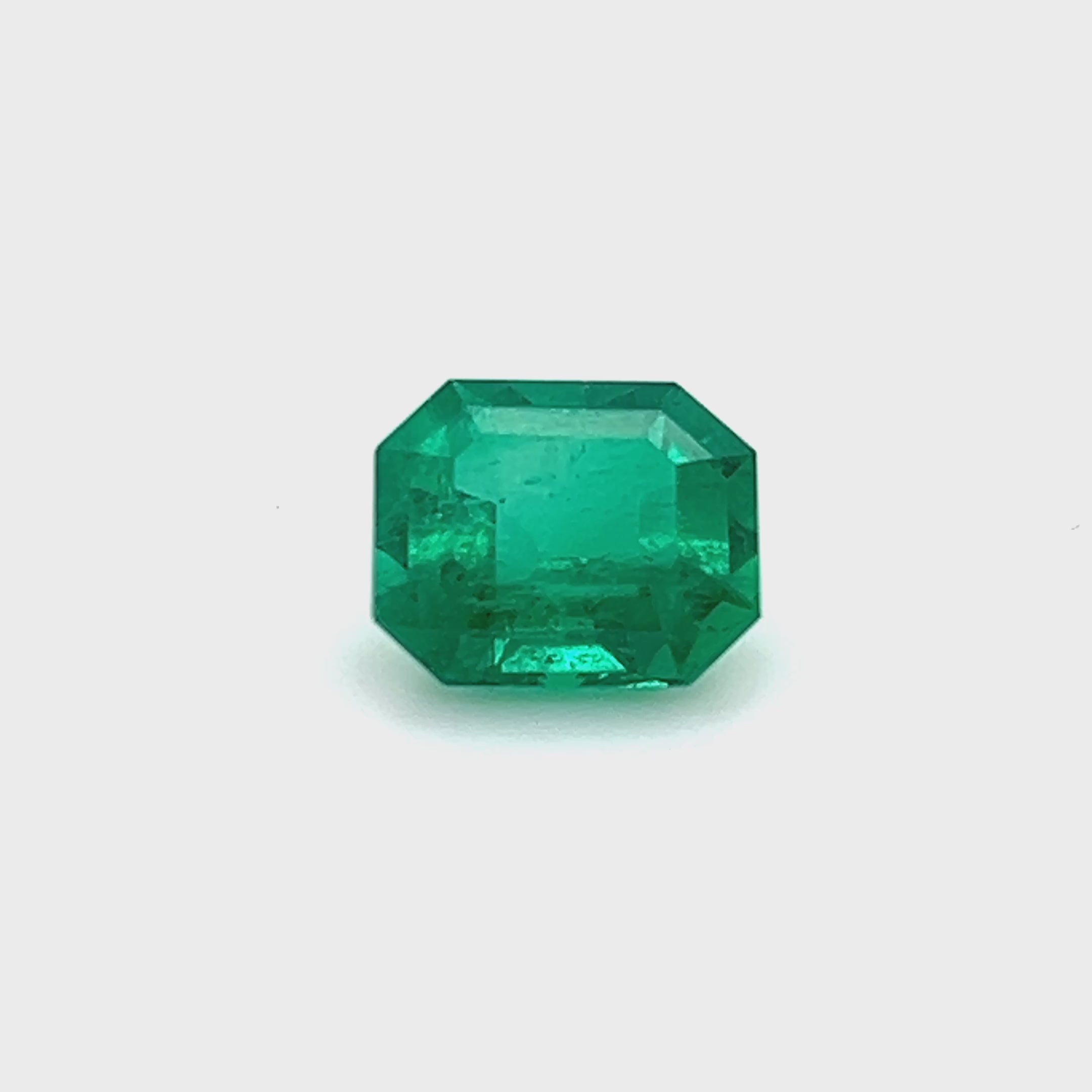 2.38 ct Emerald Cut Colombian Emerald