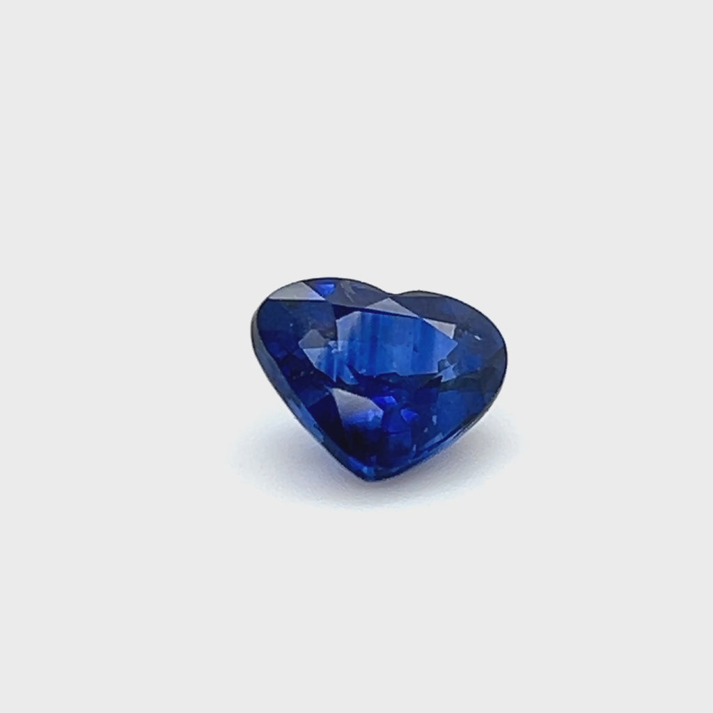 3.24 ct Heart Cut Sri Lankan Sapphire